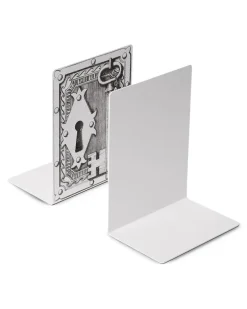 Bücherstützen aus Metall - Schwarz