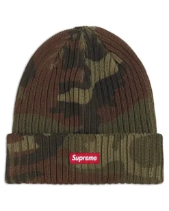 Beanie mit Camouflagemuster - Grün