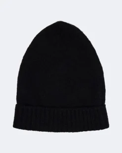 Beanie Pavir aus Kaschmir Schwarz