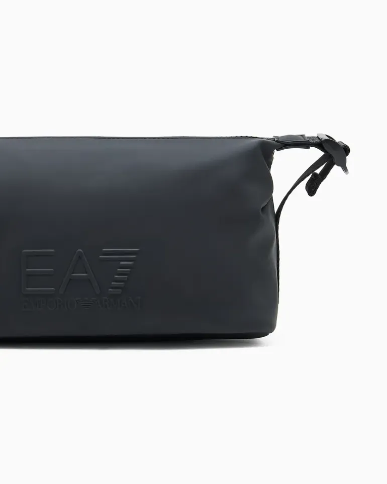 Beauty-Case aus Funktionsgewebe Schwarz