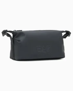 Beauty-Case aus Funktionsgewebe Schwarz