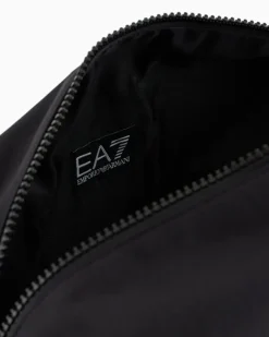 Beauty-Case mit Maxi-Logo Schwarz