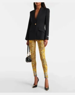 Bedruckte Leggings aus Jersey Multicolor