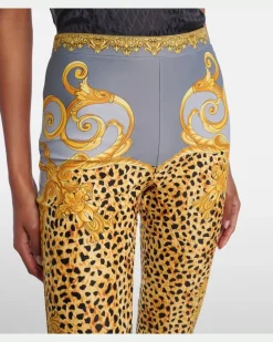 Bedruckte Leggings aus Jersey Multicolor