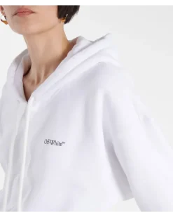 Bedruckter Cropped-Hoodie Multicolor