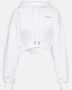 Bedruckter Cropped-Hoodie Multicolor