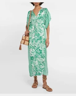 Bedruckter Kaftan Amaya GrüN