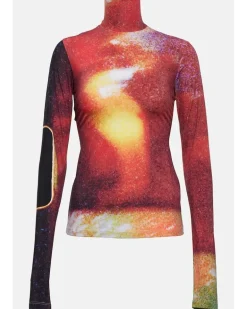 Bedrucktes Longsleeve Multicolor