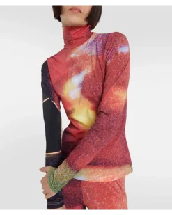 Bedrucktes Longsleeve Multicolor