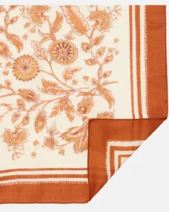 Bedrucktes Tuch aus Kaschmir und Seide Multicolor