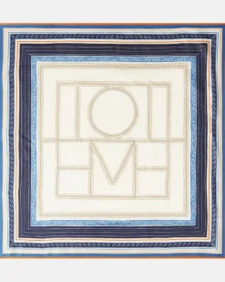 Bedrucktes Tuch aus Seiden-Twill Multicolor
