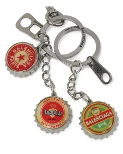 Beer Caps Schlüsselanhänger - Silber