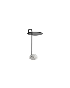 Beistelltisch Bowler - Schwarz - Epoxid-lackierter Stahl - Designer Shane Schneck