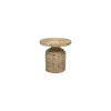 Beistelltisch Rotin - Holz natur - Wasserhyazinthe