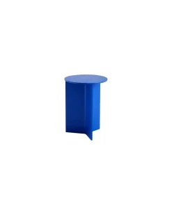 Beistelltisch Slit - Blau - Eichenfurnier - Designer Hay Studio