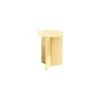 Beistelltisch Slit - Gelb - Epoxid-lackierter Stahl - Designer Hay Studio