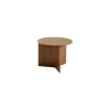 Beistelltisch Slit - Holz natur - Nussbaumfurnier - Designer Hay Studio