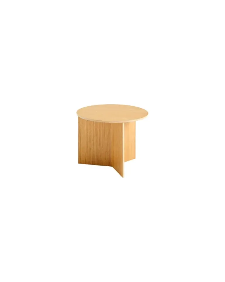 Beistelltisch Slit - Holz natur - Eichenfurnier - Designer Hay Studio