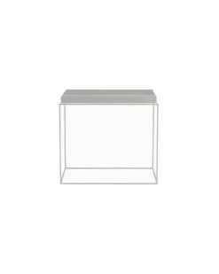 Beistelltisch Tray - Grau - lackierter Stahl - Designer Hay Studio