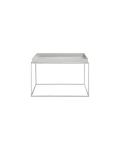Beistelltisch Tray - Grau - lackierter Stahl - Designer Hay Studio