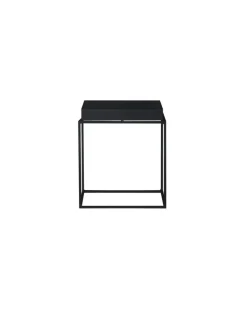 Beistelltisch Tray - Schwarz - lackierter Stahl - Designer Hay Studio