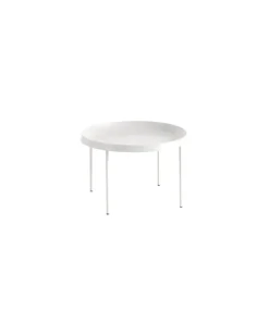 Beistelltisch Tulou - Weiß - Rohrförmiger Stahl - Designer GamFratesi
