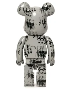 BE@RBRICK Andy Warhol's Elvis Presley 1000% Figur - Grau