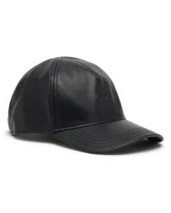 Beschichtete Baseballkappe mit geprägtem Logo - Hüte - Herren - Schwarz
