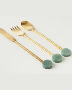 Besteckset Joyas en Casa, 3-teilig Gold