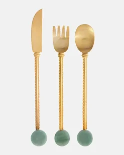 Besteckset Joyas en Casa, 3-teilig Gold
