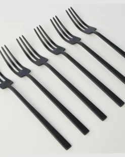 Besteckset Kogei, 24-teilig Schwarz