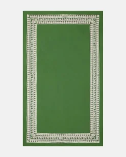 Bestickte Tischdecke GrüN