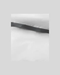 Bettbezug aus Baumwollatlas Grey