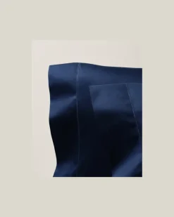 Bettbezug aus Baumwollatlas Blue