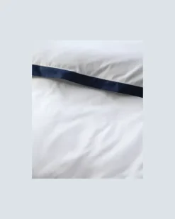 Bettbezug aus Baumwollatlas Blue