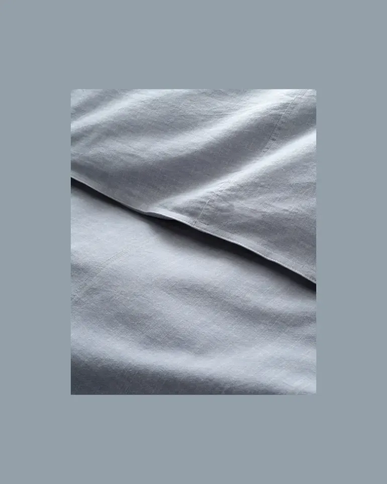 Bettbezug Workshirt Chambray Blue
