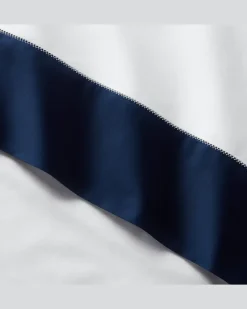Bettlaken-Set aus Baumwollatlas Blue