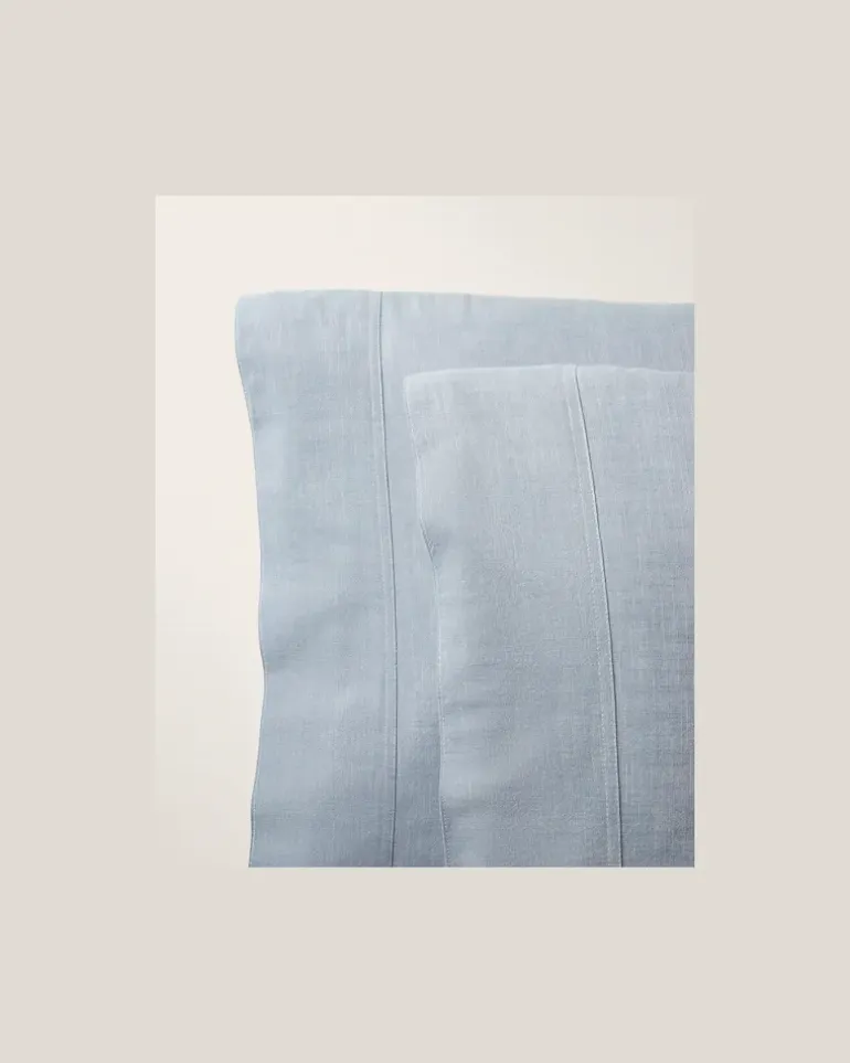 Bettlaken-Set Workshirt Chambray Blue