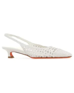 Bianco Scarpe Con Tacco High Heel Shoes White