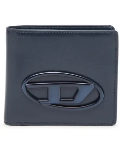 Bifold-Portemonnaie aus gleder - Kleine Portemonnaies - Unisex - Blau