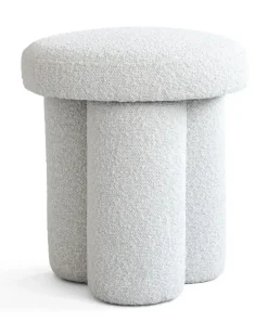 Big Foot Hocker - Weiß