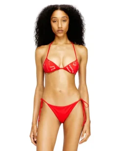 Bikinioberteil mit Grafikprint - BHs - Damen - Rot