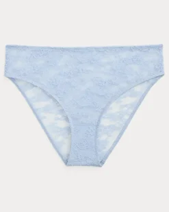Bikini-Slip aus Spitze Blue
