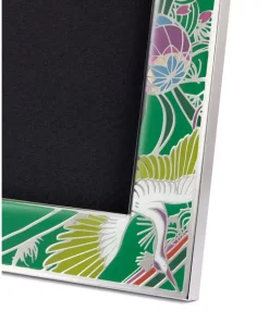 Bilderrahmen mit grafischem Print - Grün