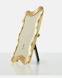 Bilderrahmen Ripple, 24kt vergoldet