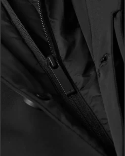 Blake 8240 Coated-Twill Trench Coat Black