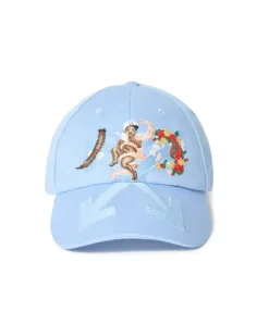 Blaue Fresco Baseballcap mit Pfeil