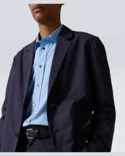Blazer Albert aus Baumwolle Blau