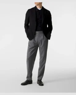 Blazer aus Baumwolle Schwarz