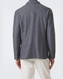 Blazer aus Kaschmir Grau